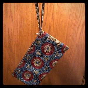 Beaded wristlet, bought at craft show